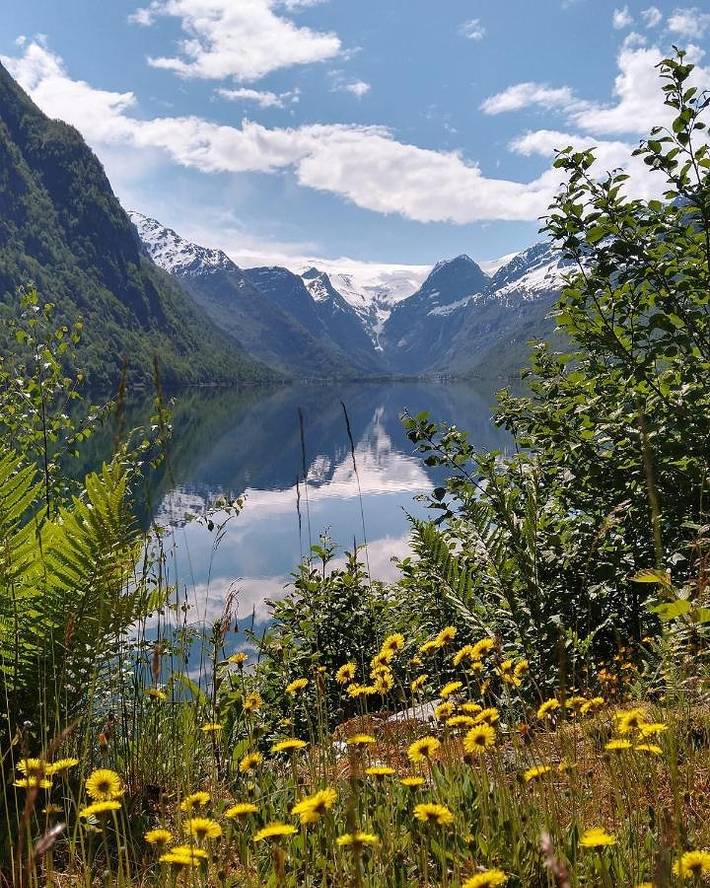 Bungalow für 5 Personen, mit Garten und Ausblick sowie Seeblick, mit Haustier in Norwegen - 4