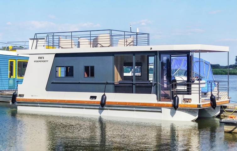 Hausboot für 4 Personen, mit Terrasse