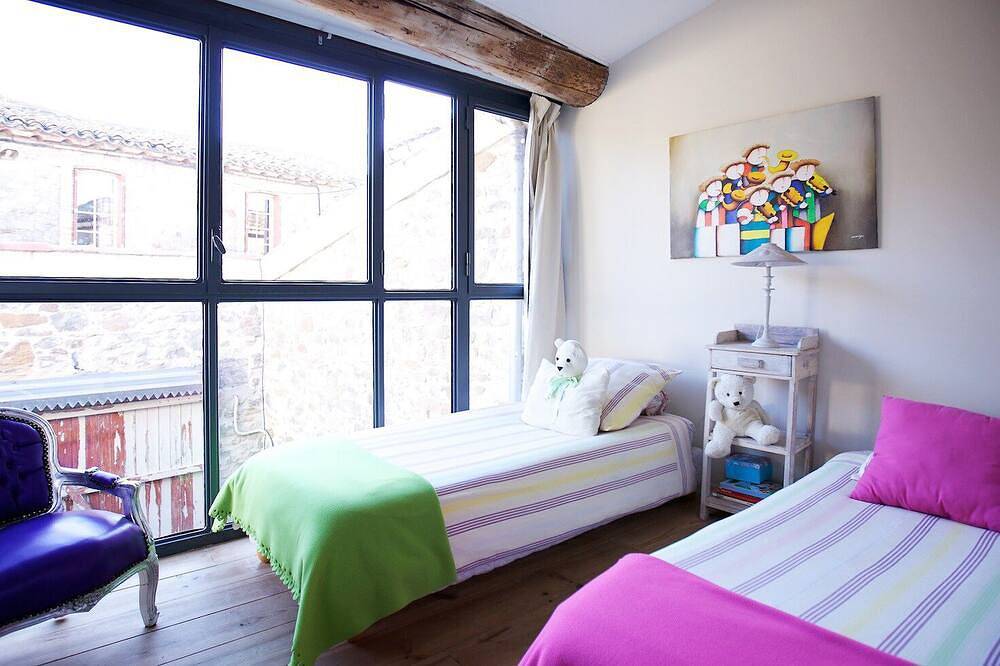 Charmantes Steinhaus, Pool, Garten, 8 Personen, komplett ausgestattet in Pouzols-Minervois, Mittelmeerküste (Frankreich)