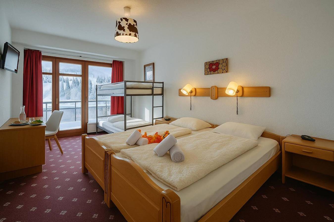 Hotel Relais Alpin Family Room & Balcony6 in Les Mosses, Ormont-Dessous