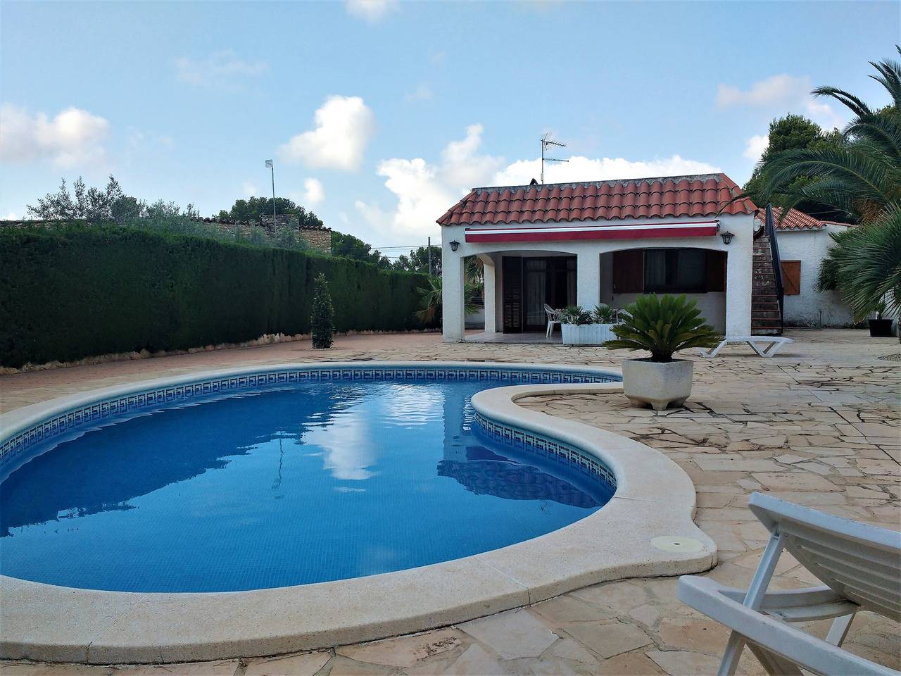 Villa in Ametlla de Mar mit privatem Pool, Parkplatz und Wlan für 8 Personen in Les Tres Cales, Terres de l'Ebre