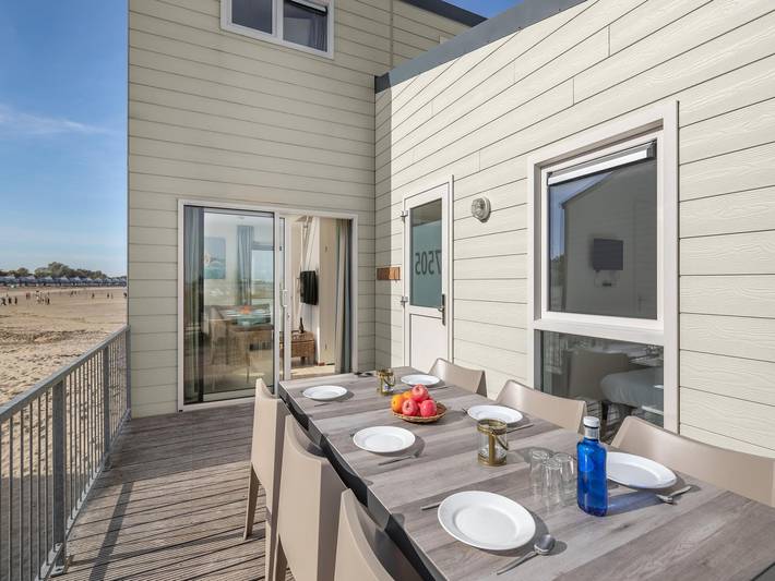 Strandhaus für 4 Personen, mit Terrasse und Pool sowie Garten in Zeeland - 3