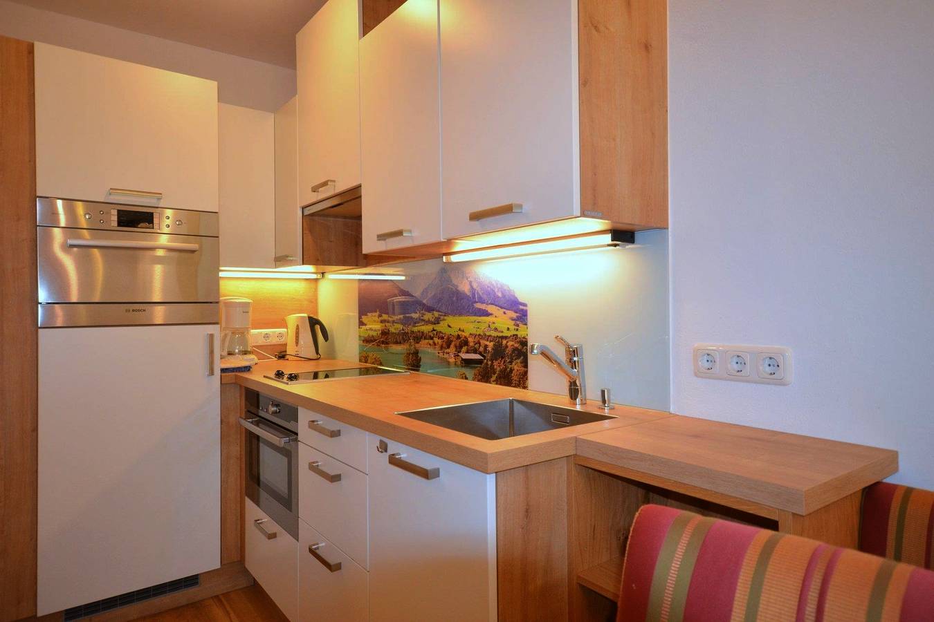 Geheel vakantieappartement, App/woon-slaapkamer/bad, wc in Walchsee, Kaisergebirge