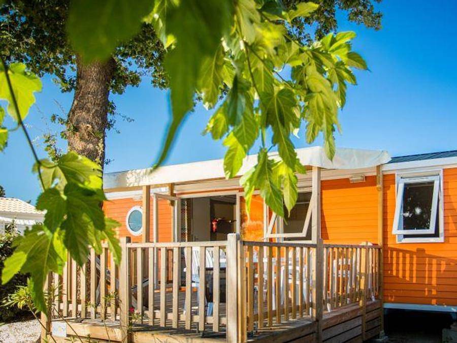 Camping Les Jardins Catalans - Mobilhome 6 personnes - caraïbes climatisé 2 chambres in Côte Vermeille, Argelès-sur-Mer