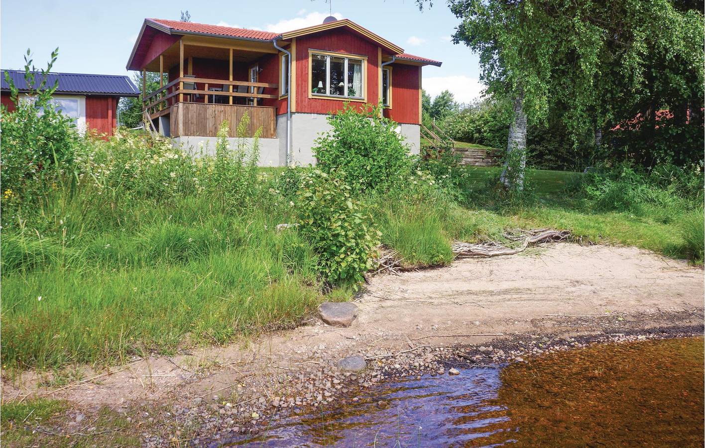 Hus för 6 Personer, med terass och sjöutsikt