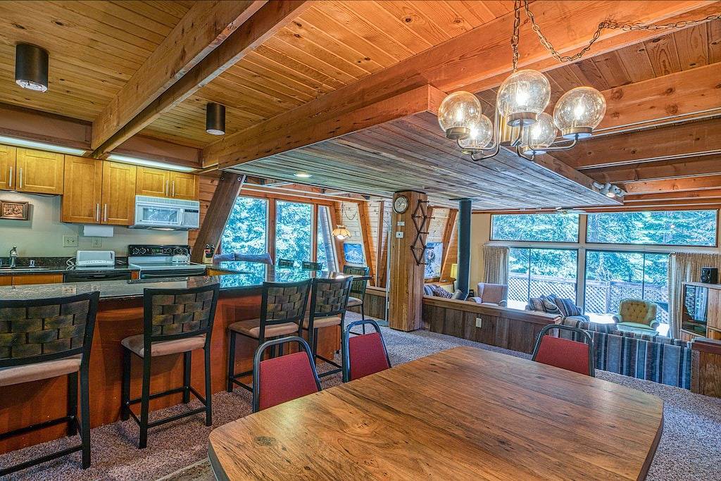 Log Cabin for 8 Guests in Truckee, Donner Lake