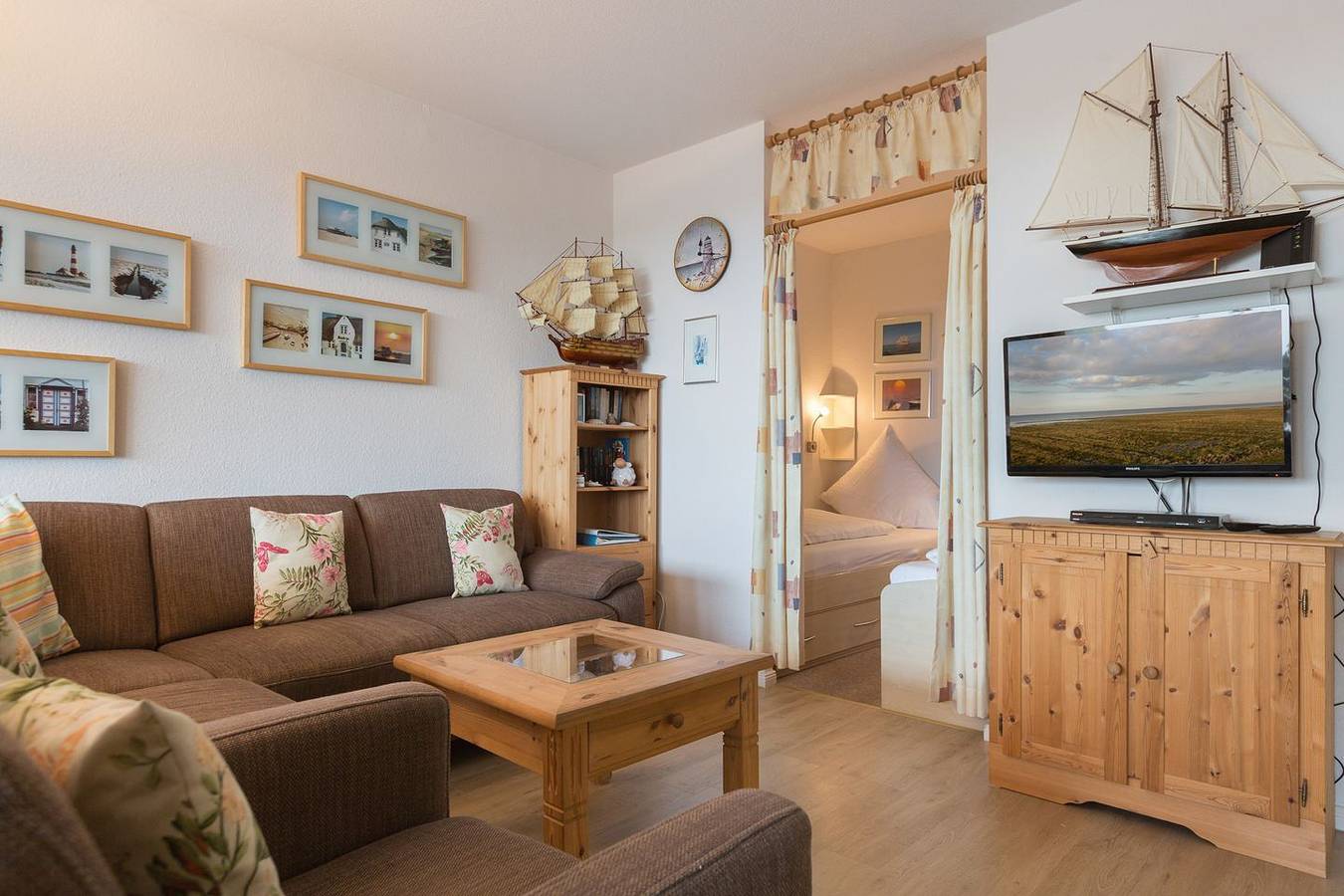 Ganze Wohnung, Ferienwohnung "Kleine Galerie mit Meerblick" in St. Peter-Bad, St. Peter-Ording