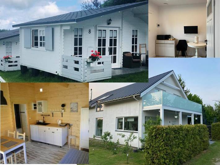 Lodge für 2 Personen, mit Terrasse und Garten sowie Ausblick