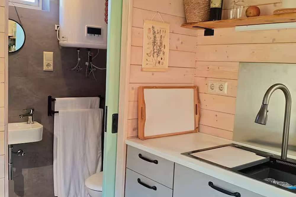 Ganze Wohnung, Tiny House am Waldrand, Ausstieg auf Zeit - Ferienwohnungen im Heideblick in Walddrehna, Heideblick