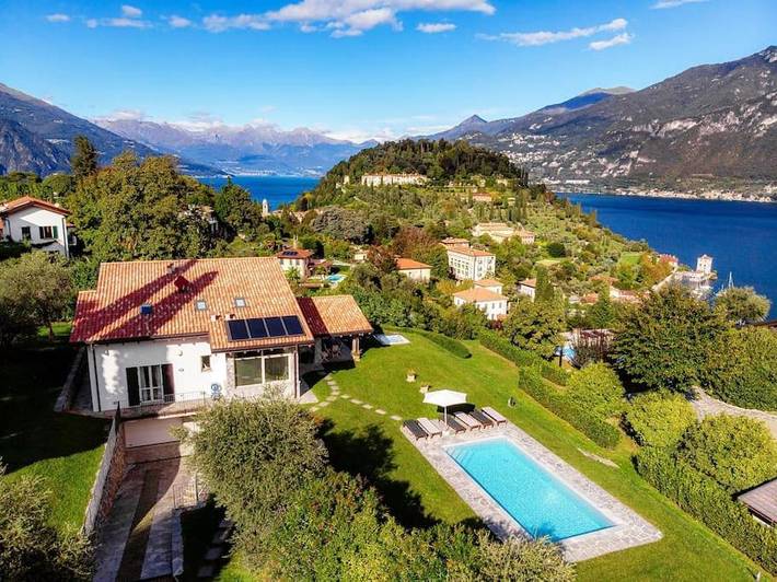 Ferienhaus für 10 Personen, mit Balkon und Whirlpool sowie Terrasse und Pool in Bellagio