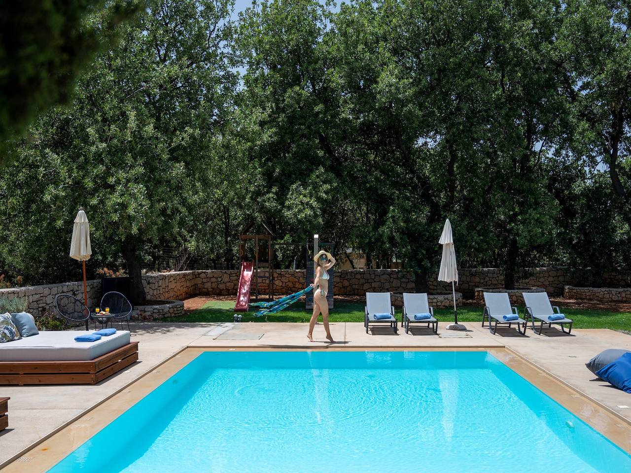 Luxurious 5 bedroom villa, private heated pool, playground, garden and Bbq! in Nikiforos Fokas, Rethymno und Umgebung
