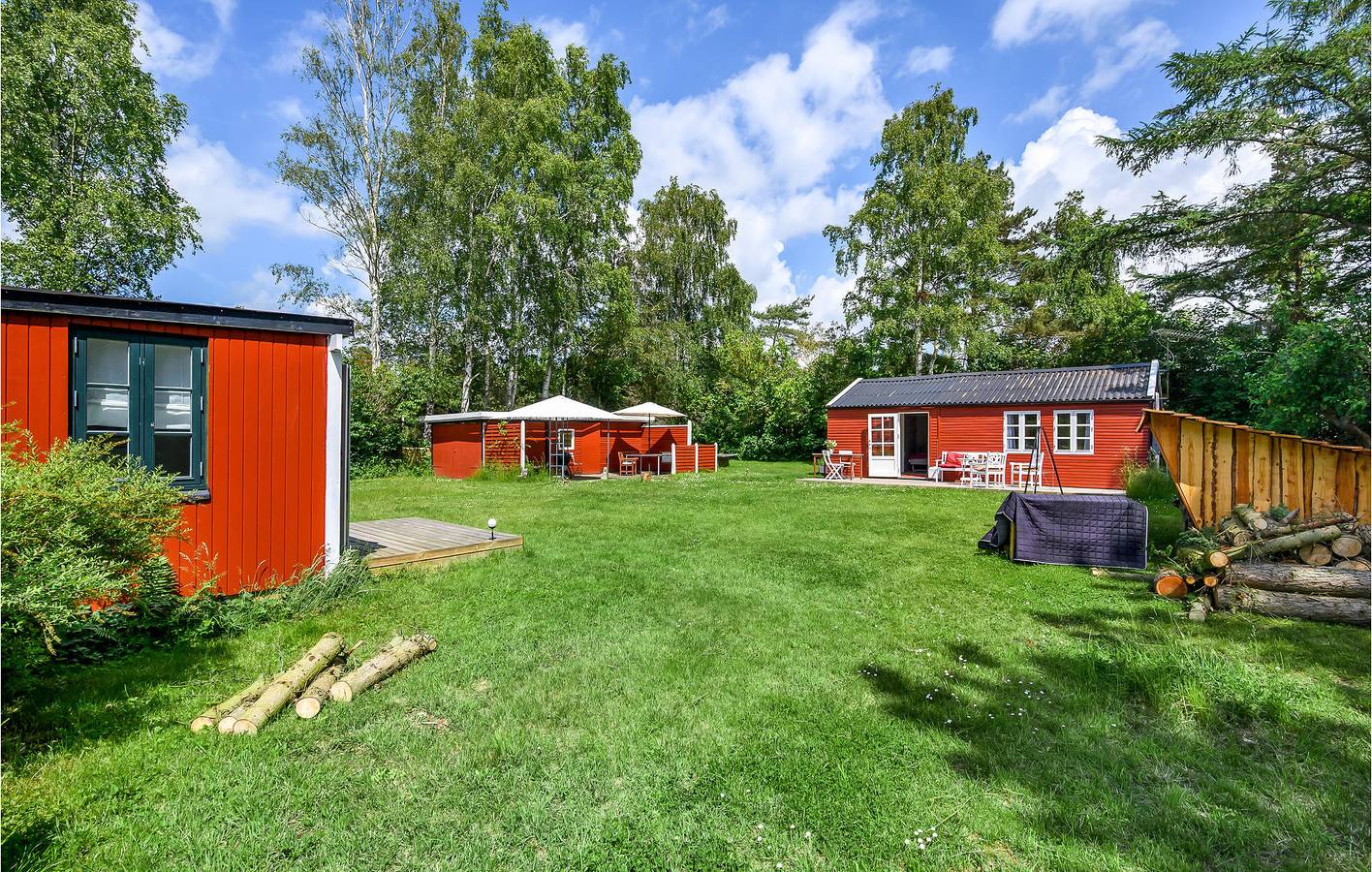 Ferienhaus für 4 Personen mit Terrasse in Kaldred, Kalundborg und Umgebung