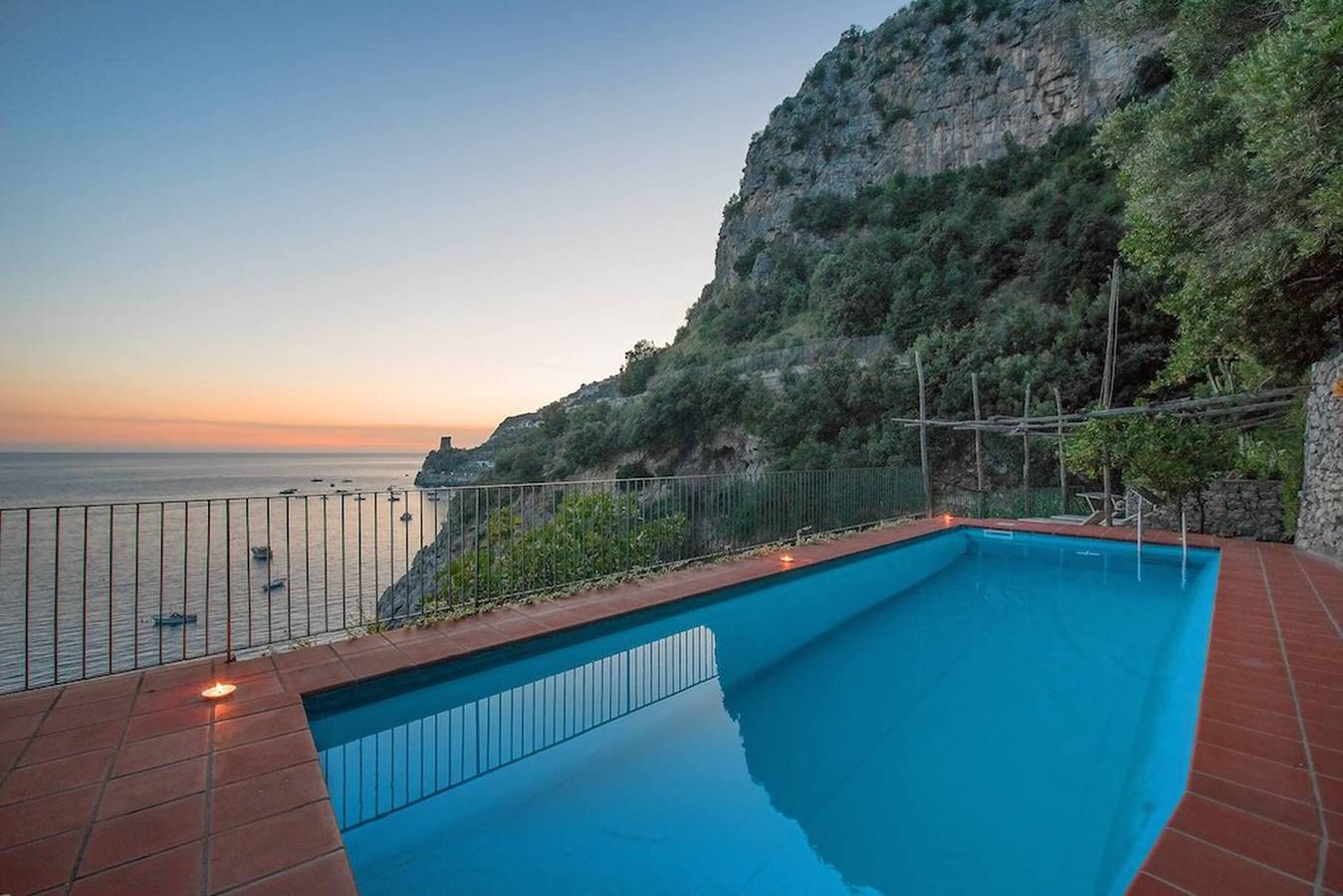 Villa Sunset with sea view in Furore, Amalfiküste