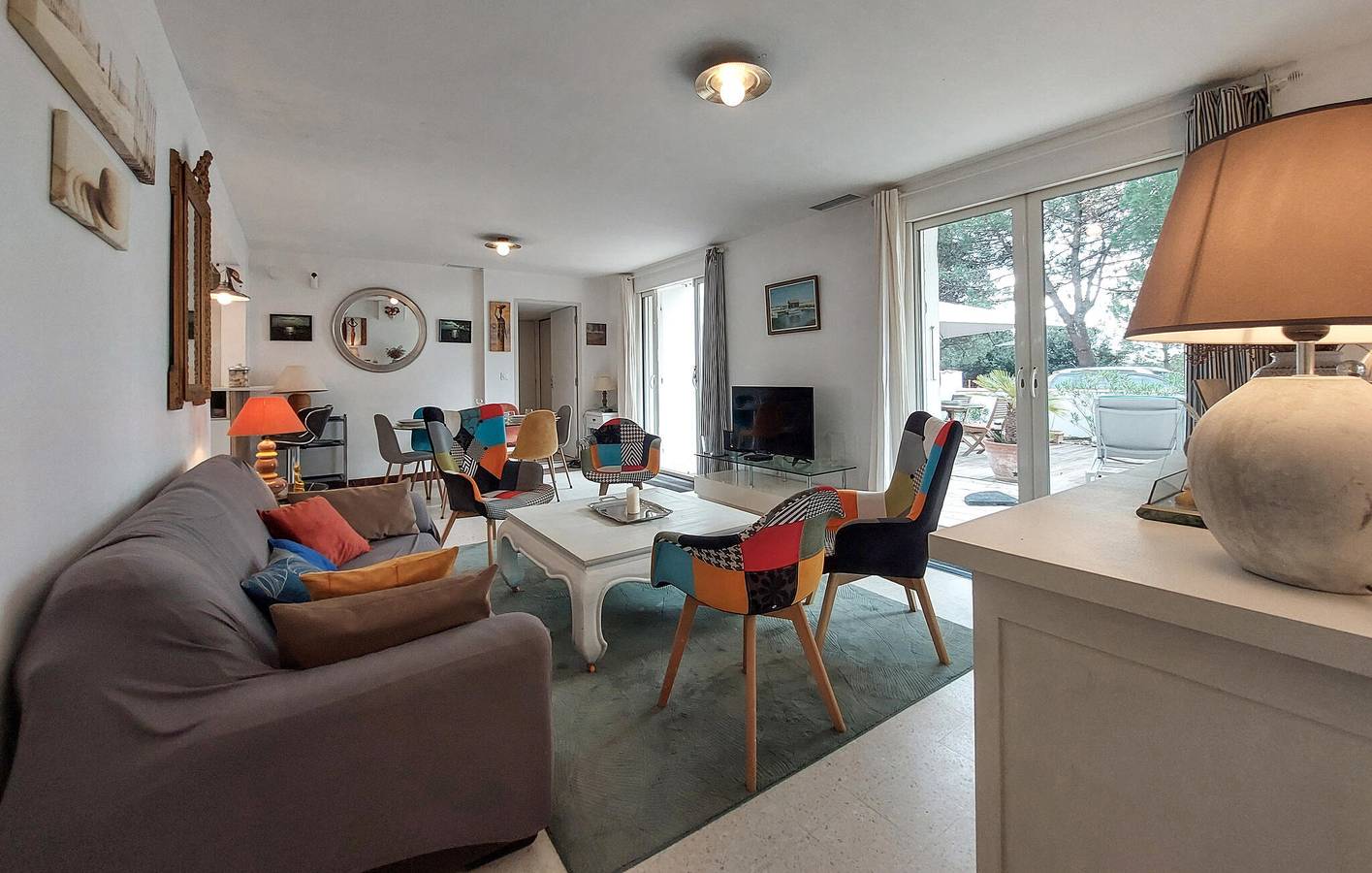 Apartment mit Meerblick, Garten, WiFi, TV und Parkplatz in Saint-Trojan in Saint-Trojan-les-Bains, Côte de Beauté