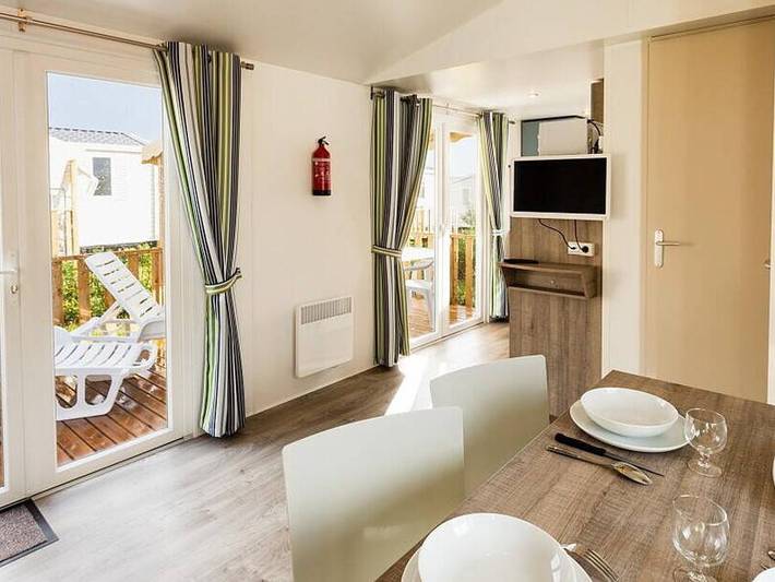 Camping pour 6 personnes, avec bassin pour enfant à Vendres - 3