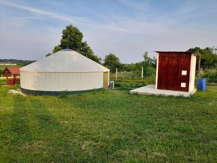 Camping für 5 Personen, mit Ausblick und Garten in Ungarn - 3