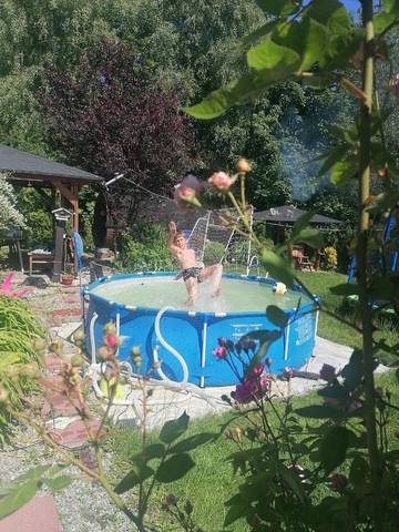 Ferienhaus für 4 Personen, mit Ausblick und Garten sowie Sauna und Pool, mit Haustier in Polen