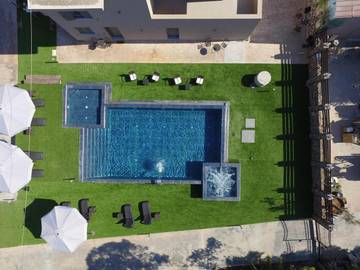 Villa für 7 Personen, mit Kinderpool und Garten sowie Pool und Ausblick, mit Haustier in Heraklion