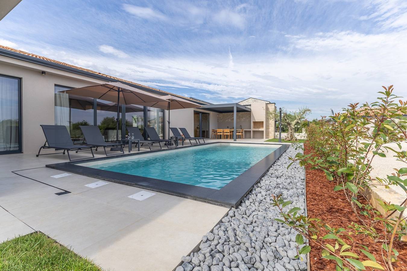Villa Simeoni in Tar-Vabriga, Umag og Omland