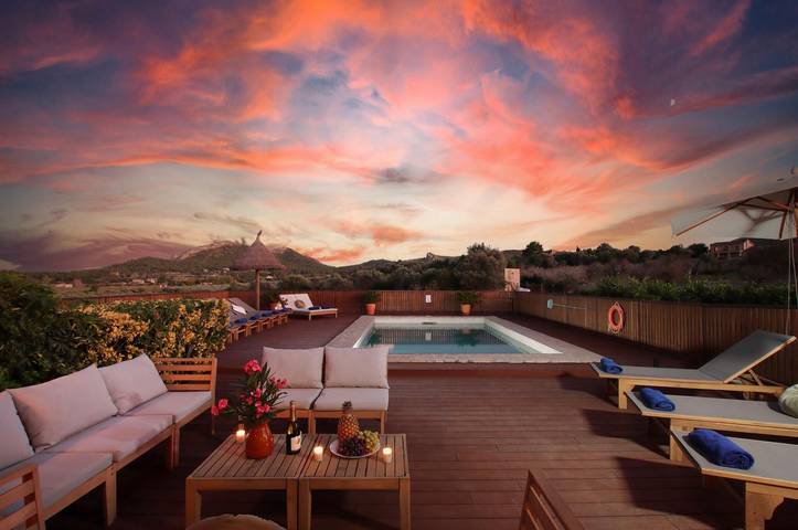 Finca 'Ca Sou' mit privatem Pool, WLAN und Klimaanlage in Alcúdia, Mallorca Norden