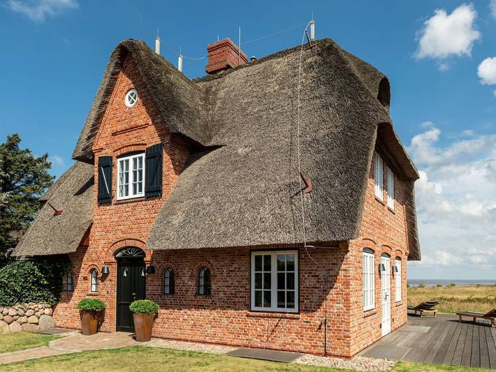 Ferienhaus mit Meerblick für 6 Personen, mit Terrasse und Garten