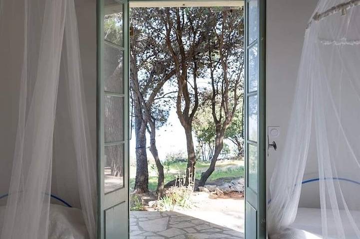 Herrlicher Meerblick St.Florent  2 einzelne Häuser mit vielen Terrassen und Pool in Patrimonio, Calvi und Umgebung