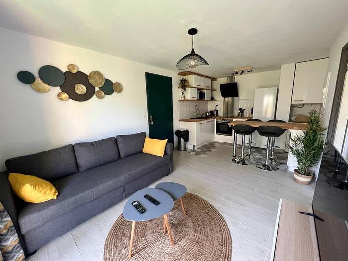 Appartement de vacances pour 4 personnes, avec Jardin et Piscine