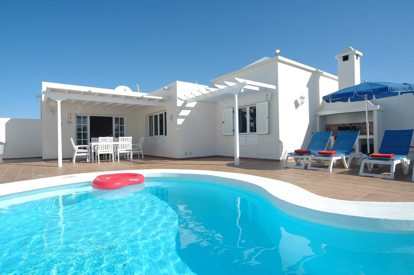 Villa for 6 People in Playa Matagorda, Tías