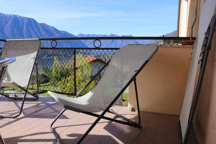Location de vacances pour 4 personnes, avec balcon et jardin ainsi que vue sur le lac et vue dans Tremezzo - 4