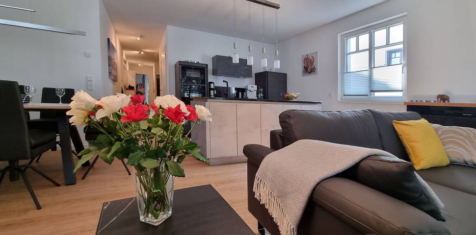 Appartement entier, Appartement "Strandblick" avec vue sur la mer, balcon et Wi-Fi in Ostseebad Binz, Binz