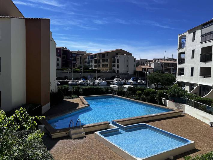 Studio pour 4 personnes, avec piscine