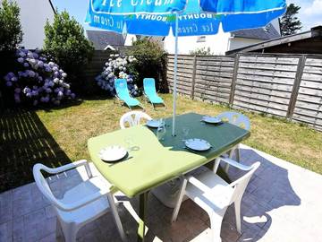 Cottage pour 5 personnes, avec jardin, animaux acceptés à Locmariaquer