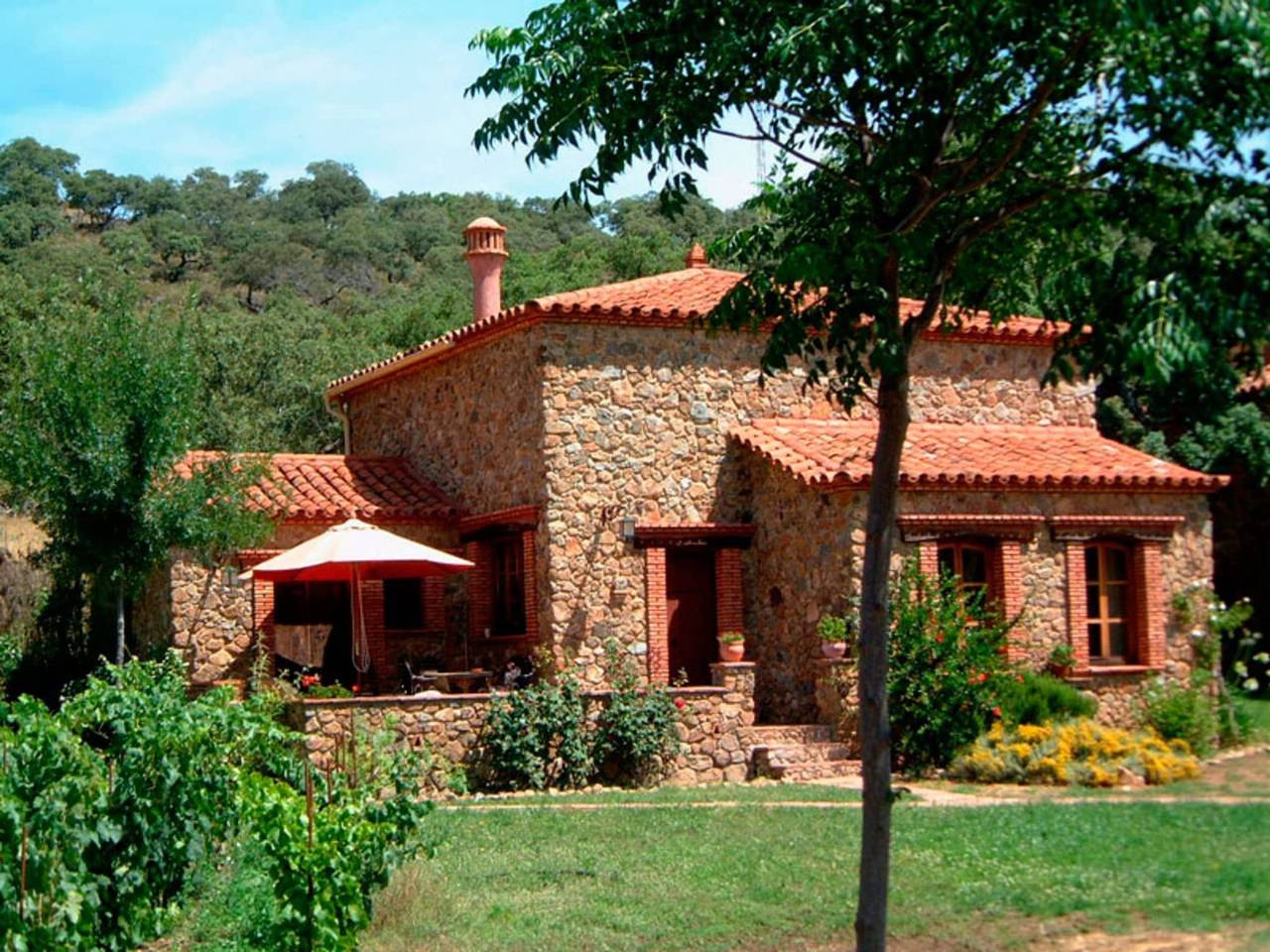 Charming Stone Houses at Molino in Alájar, Sierra de Aracena y Picos de Aroche