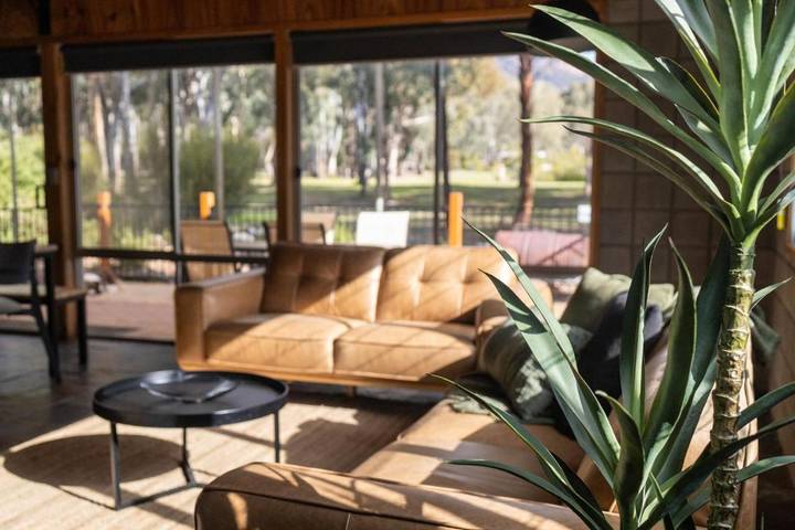 Bungalow für 7 Personen, mit Ausblick und Garten sowie Seeblick, mit Haustier in Victoria