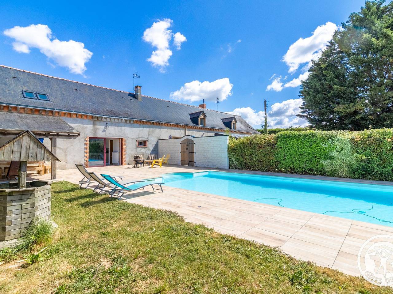 Grande maison à la campagne avec piscine et climatisation in Segré-en-Anjou-Bleu, Vallée de la Loire