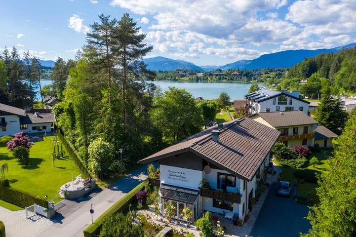 BnB für 3 Personen, mit Garten und Ausblick in Villach