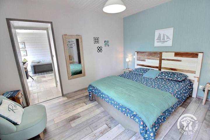 Gîte für 2 Personen, mit Sauna und Whirlpool sowie Terrasse und Garten in der Bretagne - 4