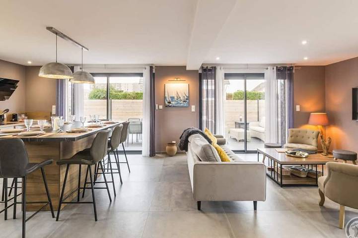 Gîte pour 8 personnes, avec sauna et jardin