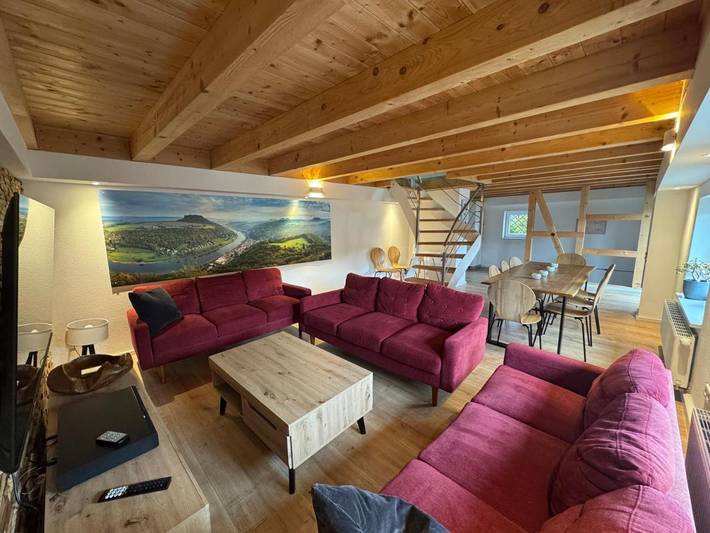 Ferienhaus für 8 Personen, mit Ausblick und Garten in Dresden umland