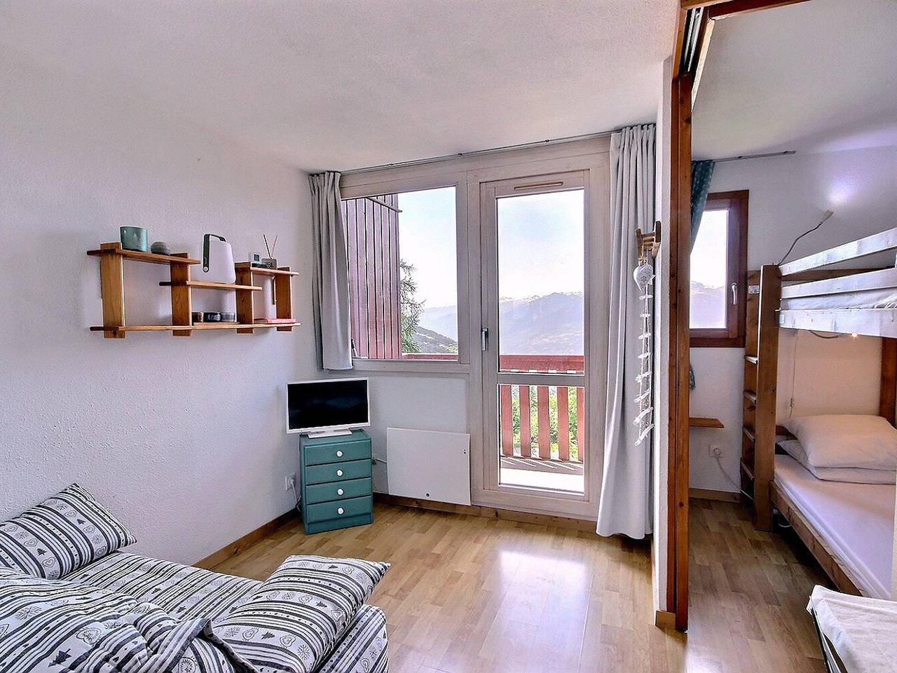 Studio entier, Studio 4 pers à Vallandry, terrasse et ski aux pieds in Landry, Massif de la Vanoise