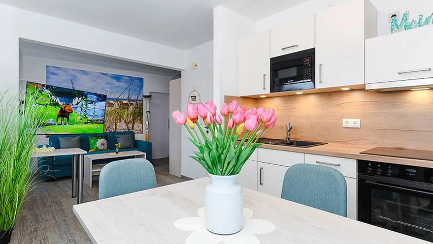 Ferienwohnung für 4 Personen, mit Terrasse und Pool sowie Garten in Bensersiel - 2