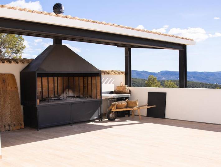 Casa rural para 12 personas, con vistas además de jardín y piscina en L'Alcoià - 4