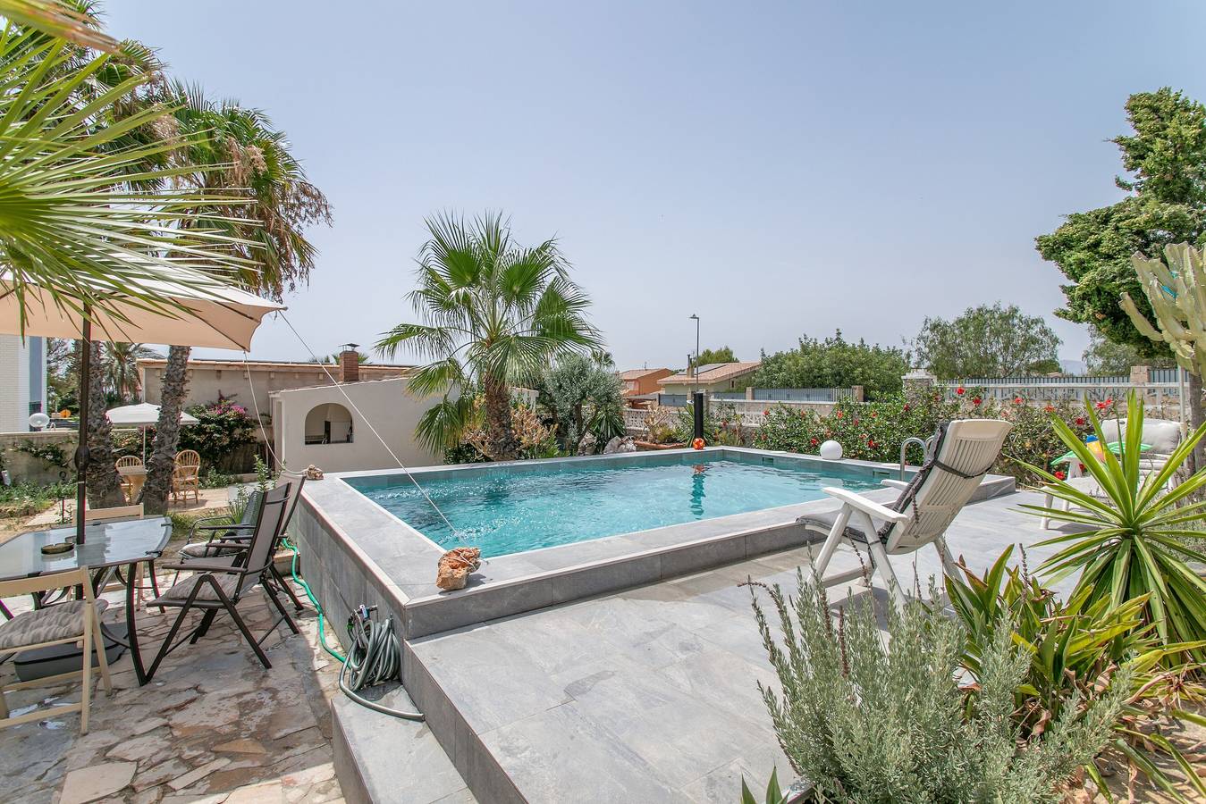 Magnifique chalet avec piscine privée et barbecue près d’El Campello et de la plage San Juan in Busot, Costa Blanca