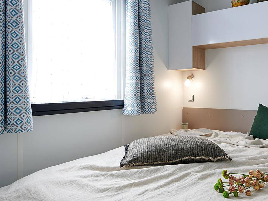 Camping Domaine La Faurie - Mobilheim 4 personen - Mobilheim Premium Cosy - 2 Zimmer in Séniergues, Regionaler Naturpark Causses du Quercy