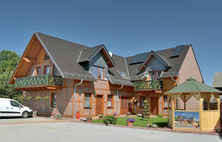 BnB für 3 Personen, mit Balkon und Terrasse sowie Garten und Ausblick in Burg (Spreewald)