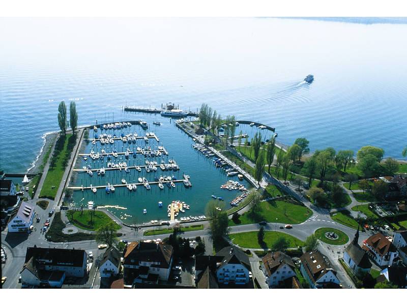 Ganze Ferienwohnung, Gästehaus Mäder am Hafen - Appartement Nr. 2, 30qm, 1 Wohn-/ Schlafzimmer, Südbalkon in Unteruhldingen, Uhldingen-Mühlhofen