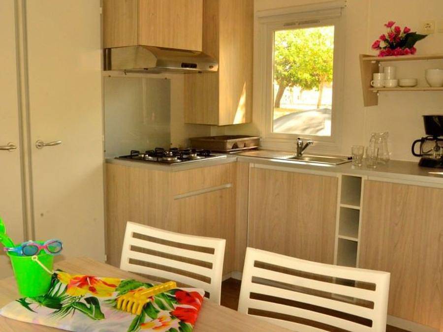 Camping La Plage de l'Orb - Mobilheim 4 personen - 2 Zimmer 4 Personen in Cessenon-sur-Orb, Béziers und Umgebung