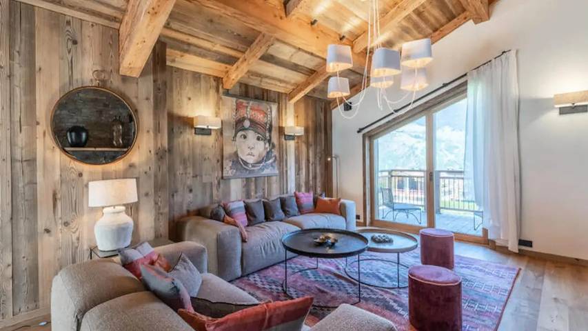Chalet pour 13 personnes, avec Balcon et Piscine dans Courchevel 1300 (Le Praz)