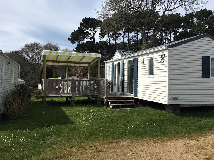 Camping pour 5 personnes, avec piscine à Perros-Guirec