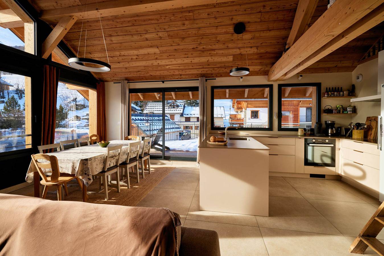 Chalet 4 pièces mezzanine 11 personnes exposé Sud-Ouest (Baudriez) in Valloire, Région de Saint-Jean-de-Maurienne